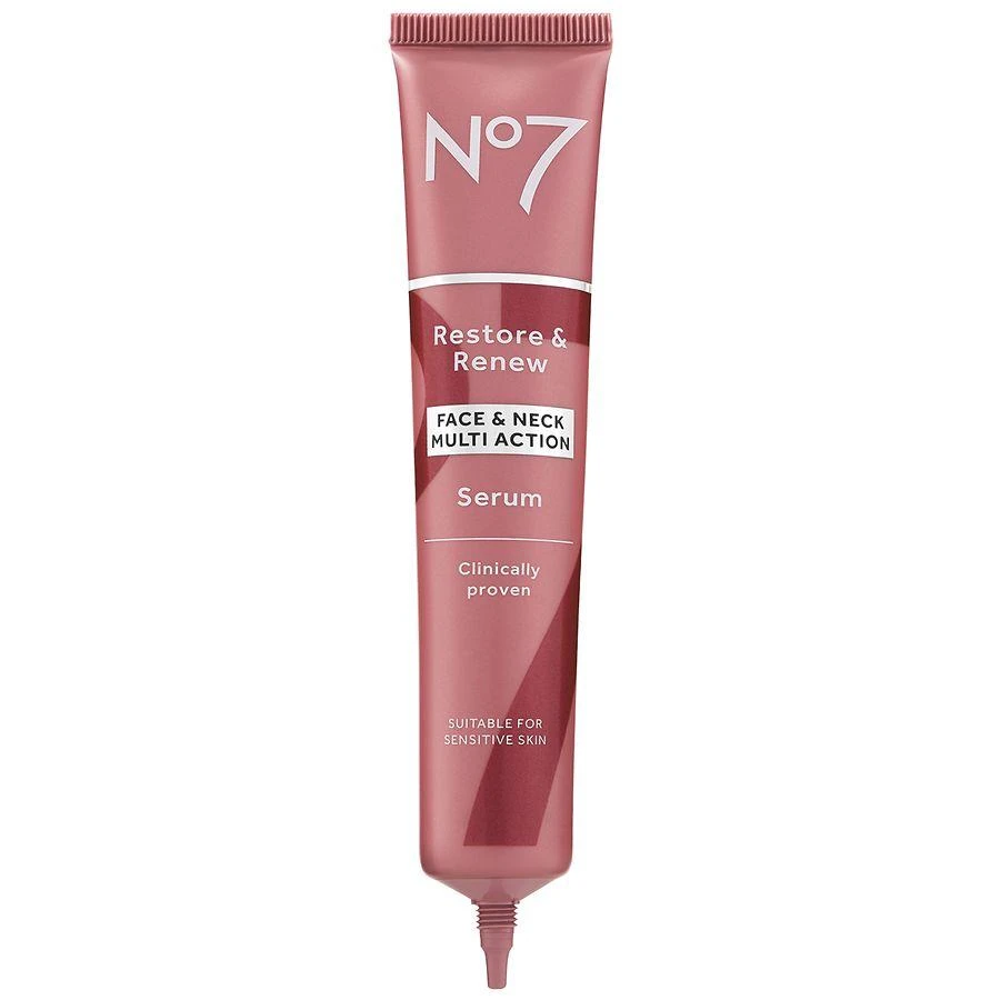 No7 Restore & Renew Face & Neck Multi Action Serum 5