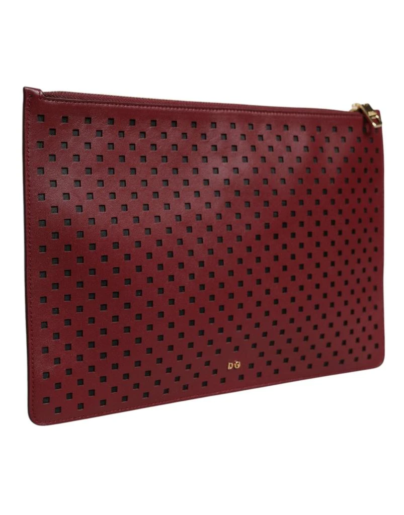 Dolce & Gabbana Logo Embellished Men Zip Flat Pouch Men's Bag 2