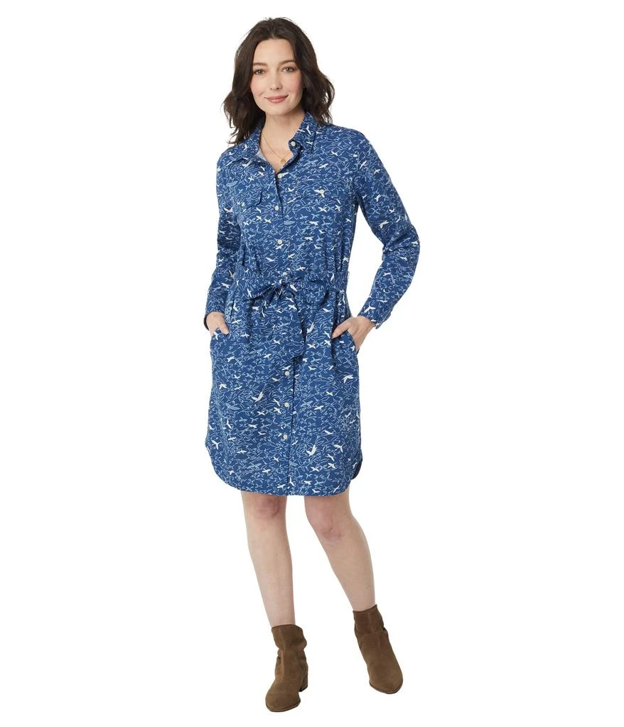 L.L.BEAN Signature Camp Shirtdress Button Front 1