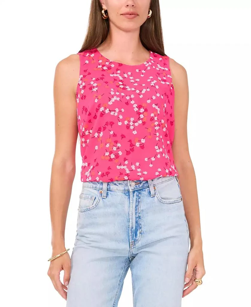 Vince Camuto Women's Floral-Print Sleeveless Top 1