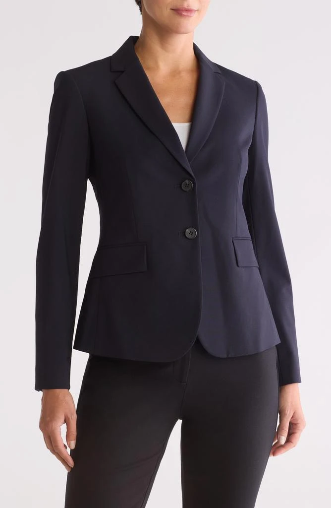 Theory Carissa Stretch Wool Classic Suit Jacket 1