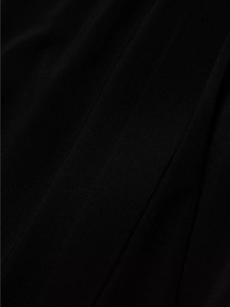 Norma Kamali Tie-Front Jersey Knee-Length Dress 7