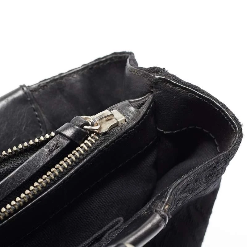 DKNY DKNY Black Monogram Canvas and Leather Tote 6