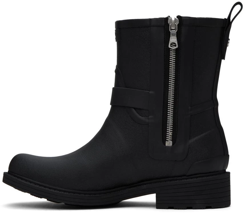 Rag & Bone Black Moto Rain Boots 3
