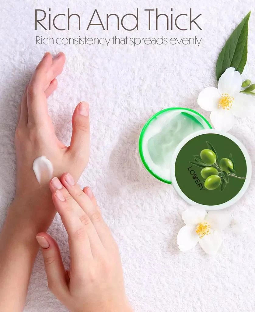 Lovery Olive Scented Whipped Body Butter, Bath and Body Care Cream, 170ml 2