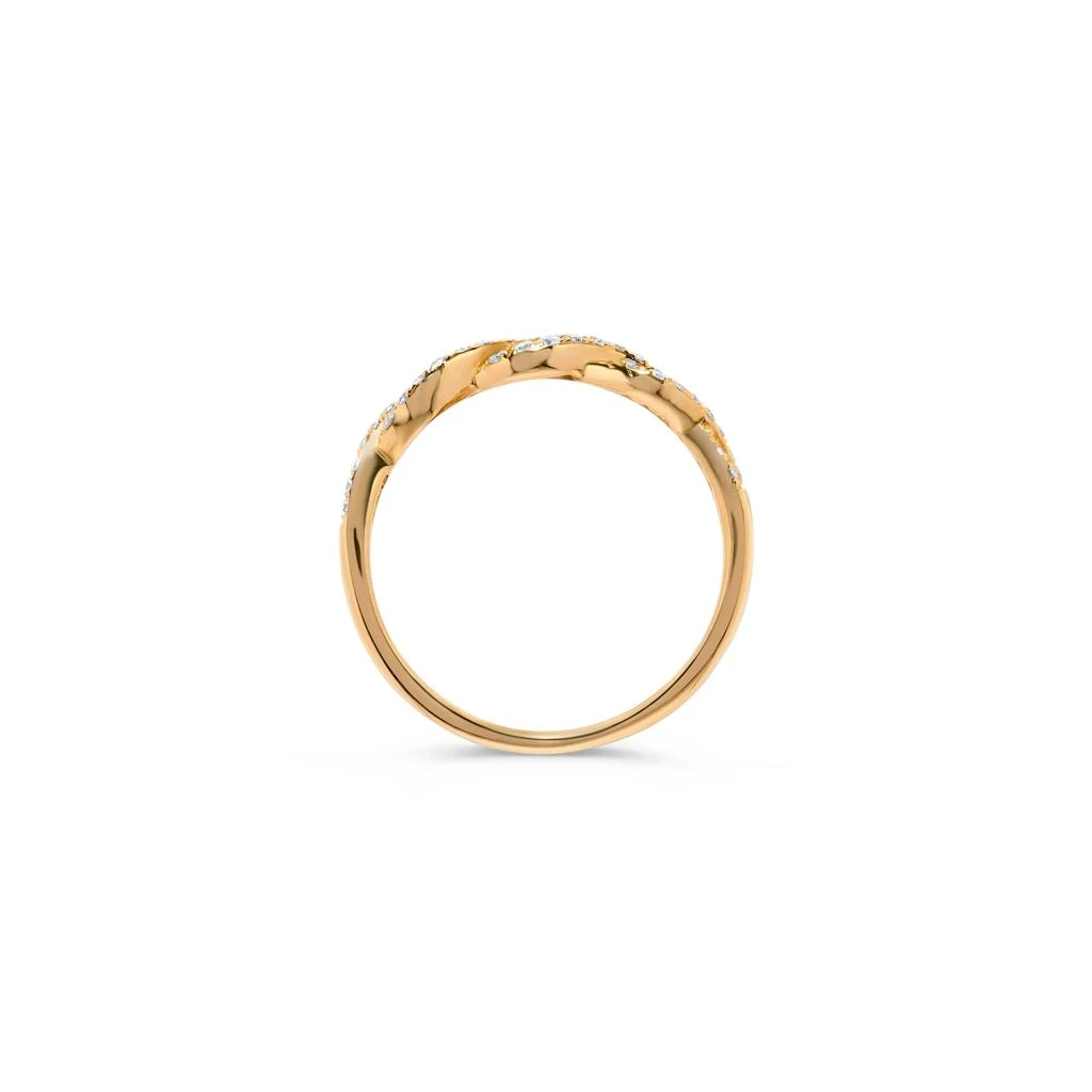 H.J. Namdar 0.2 ct tw Diamond Twist Ring 14K Gold Natural Diamonds