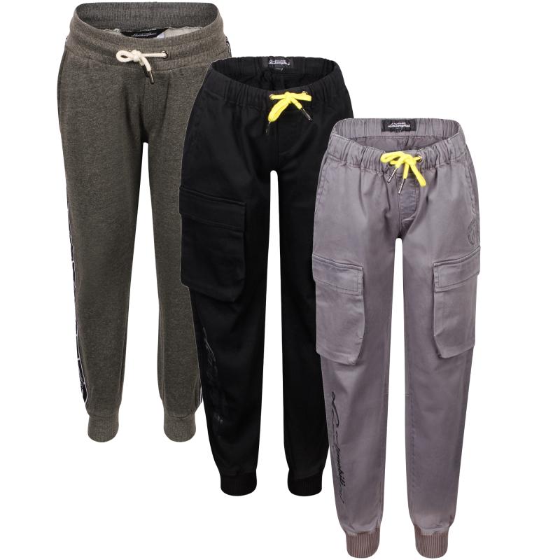AUTOMOBILI LAMBORGHINI Logo track pants set in grey and black