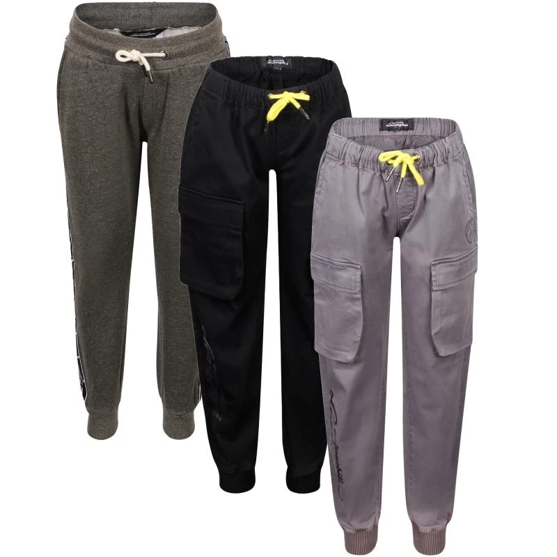 AUTOMOBILI LAMBORGHINI Logo track pants set in grey and black 1