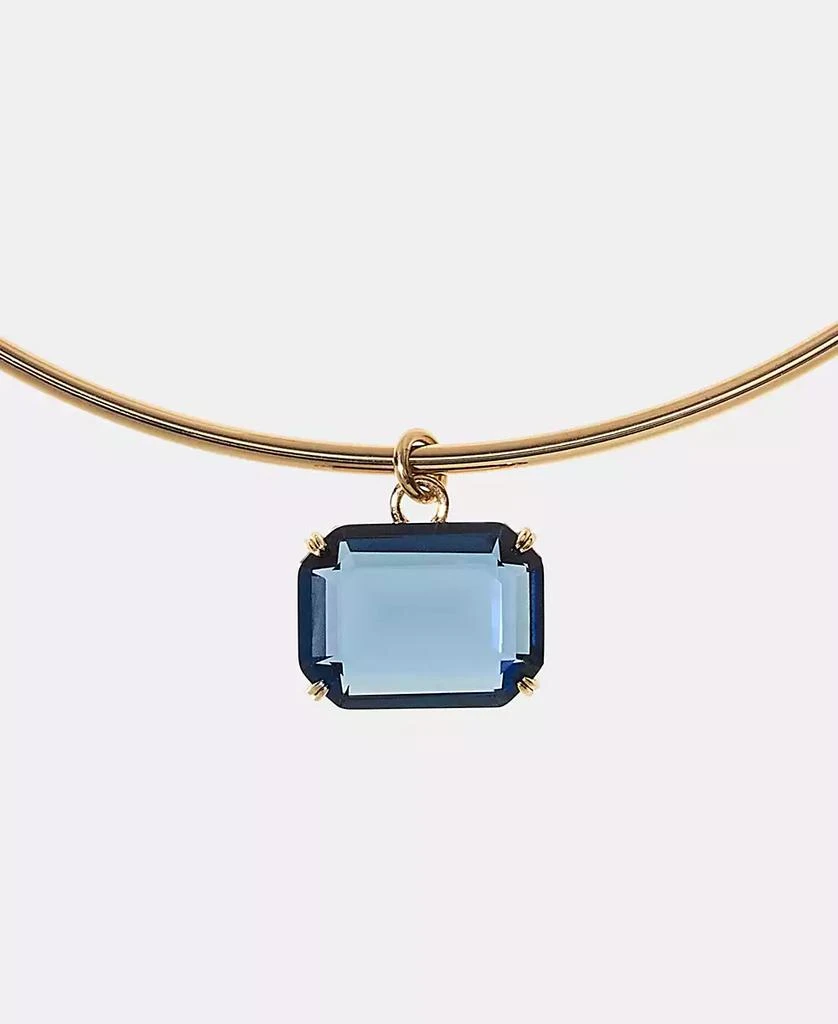 Ralph Lauren Gold-Tone Glass Solitaire Pendant Necklace, 16" + 3" extender