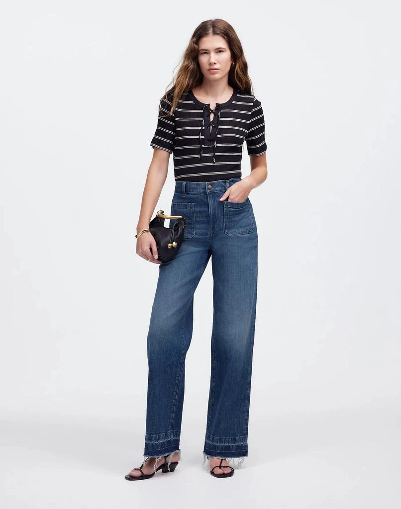 Madewell Emmett Wide-Leg Jean: Let Down Hem Edition