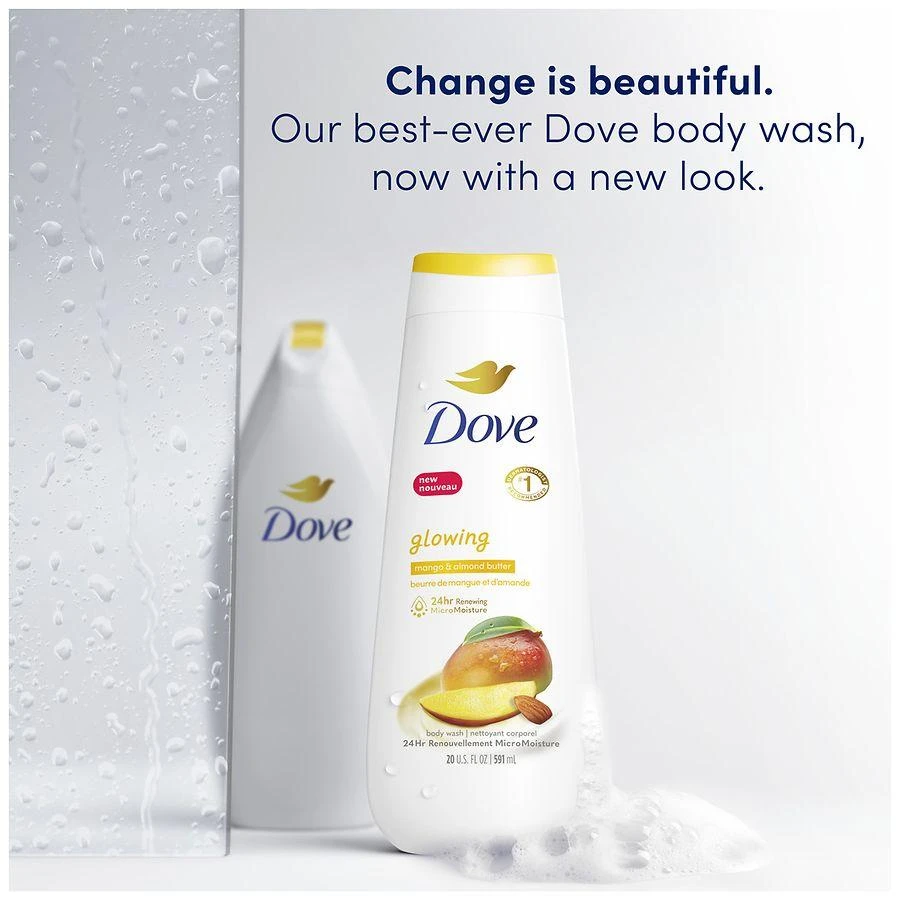 Dove Glowing Body Wash Mango & Almond Butters 8