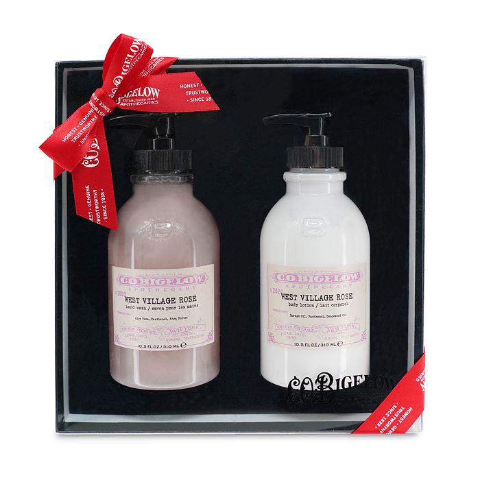 C.O. Bigelow West Village Rose Hand Wash & Body Lotion Set