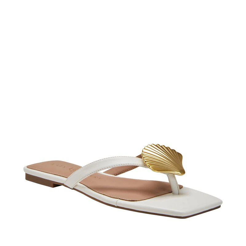 Katy Perry The Camie Shell Sandal  Optic White 1