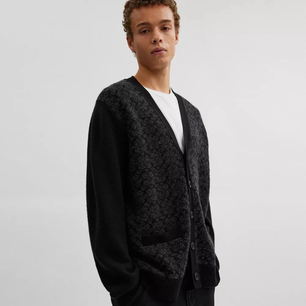 Coach Signature Knit Cardigan 4