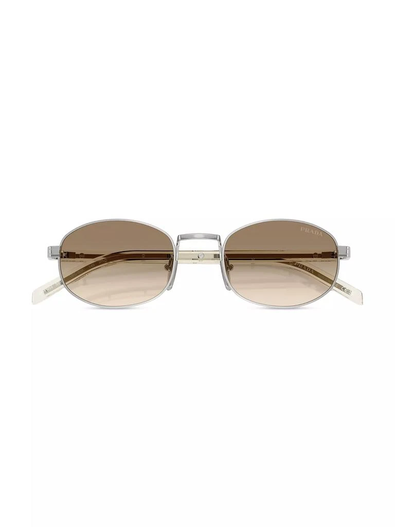 Prada 49MM Oval Sunglasses 5