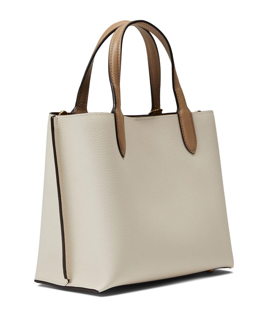 COACH Color-Block Leather Willow Tote 24