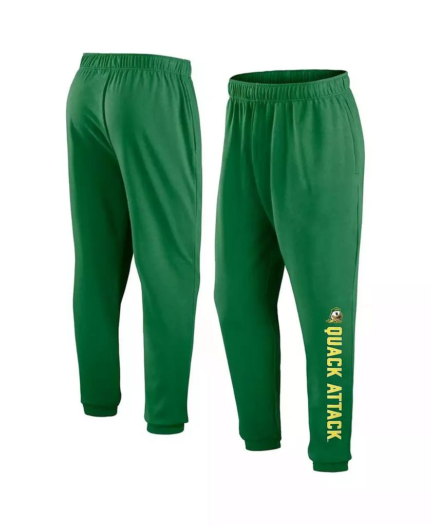 Fanatics Men's Green Oregon Ducks Chop Block Fleece Sweatpants 1