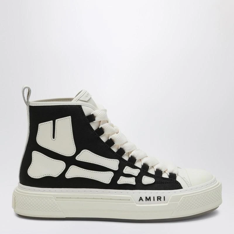 AMIRI Black and white Sneaker Skel Court Hi 1