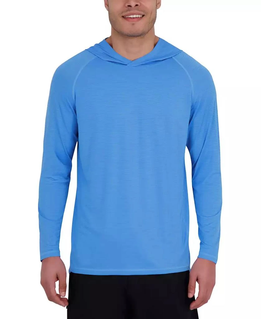 Spyder Men's Long Sleeve Shadow Stripe Rashguard Swim Hoodie 3