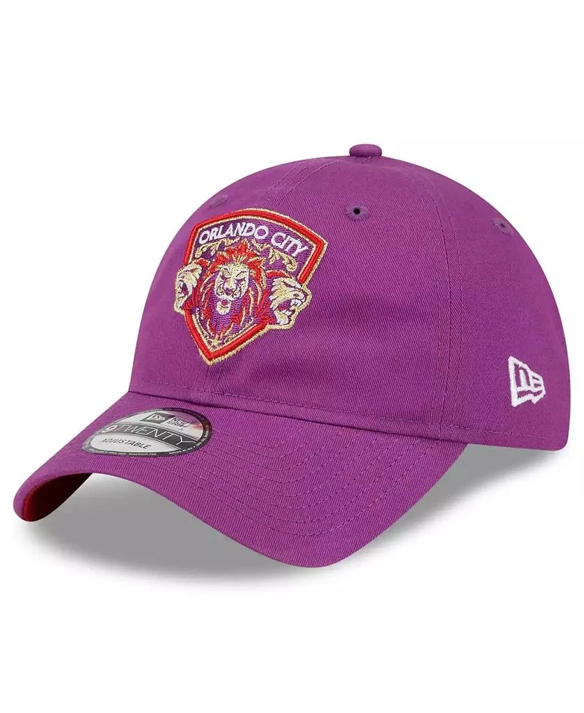 New Era Men's Purple Orlando City SC Jersey Hook 9TWENTY Adjustable Hat 1