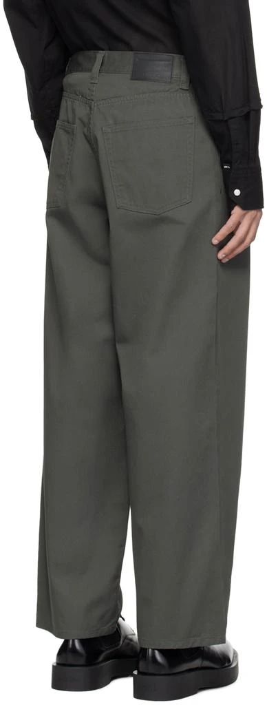 JieDa Gray Baggy Trousers 3