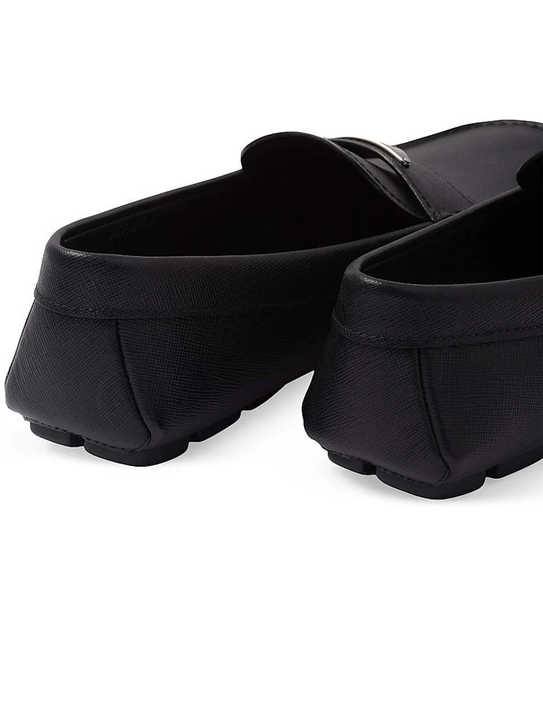Prada Saffiano Leather Driver Loafers 5