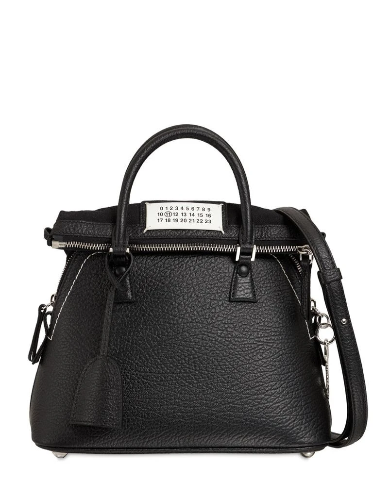 MAISON MARGIELA Mini 5ac Grained Leather Top Handle Bag 1