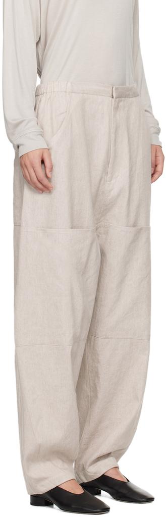 LAUREN MANOOGIAN Beige Painter Trousers