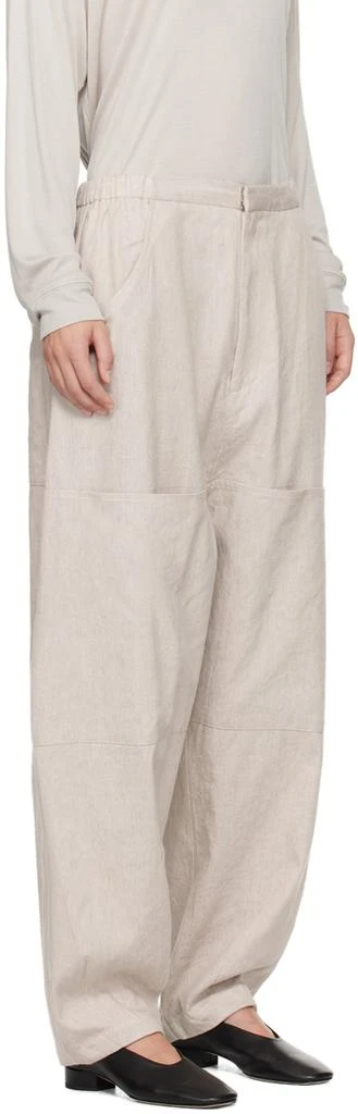 LAUREN MANOOGIAN Beige Painter Trousers 2