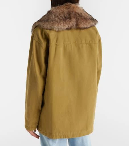 Nili Lotan Ronay shearling-trimmed cotton parka 7