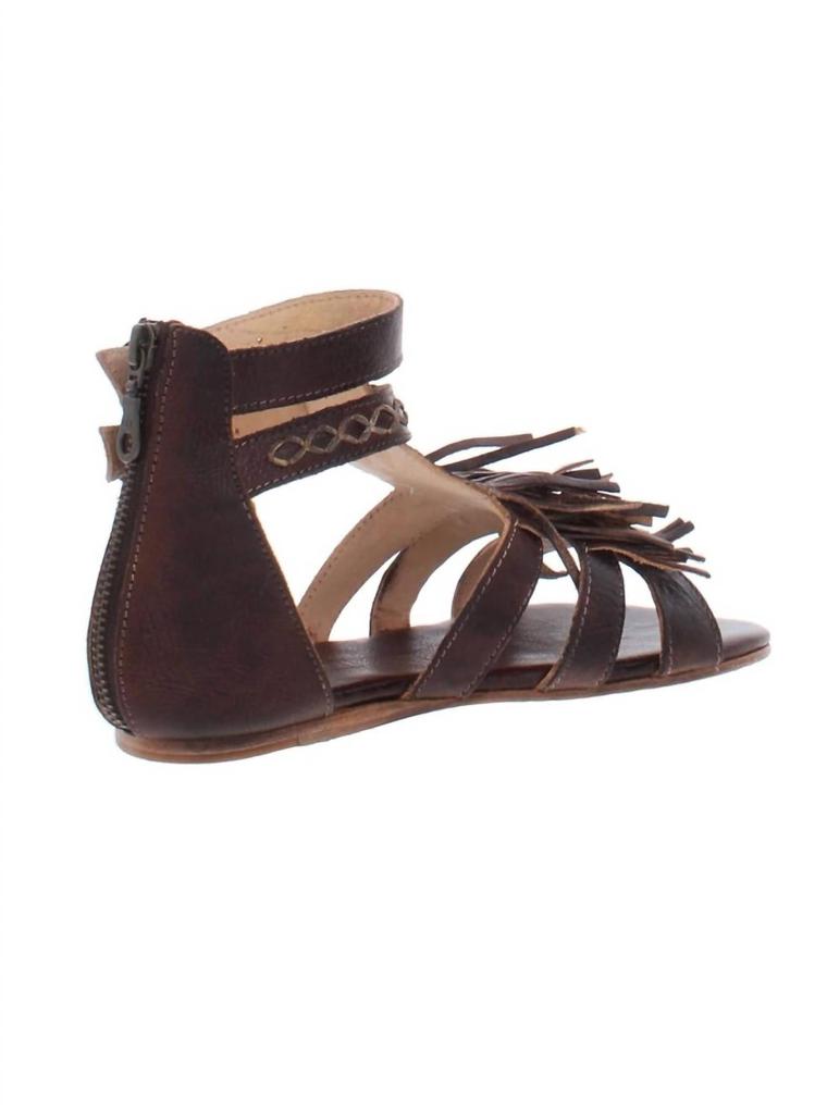 Bed Stu Women's Alena Sandal In Dark Brown