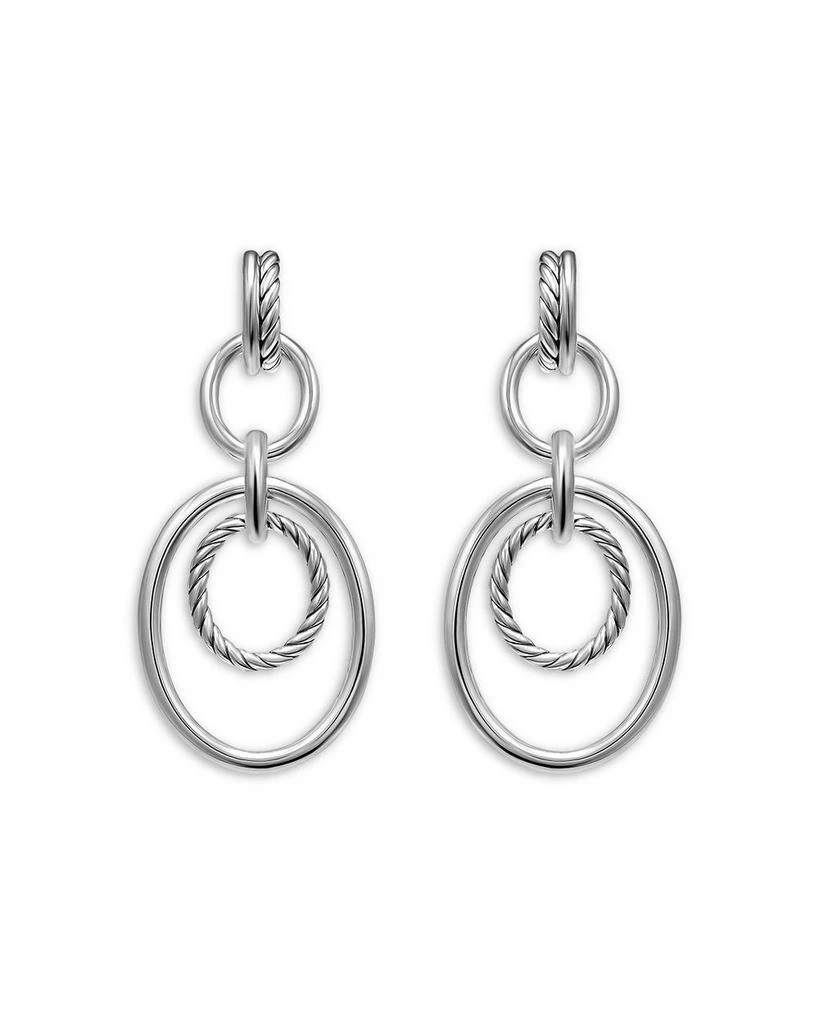 David Yurman DY Mercer® Mobile Drop Earrings in Sterling Silver, 65.7mm 1