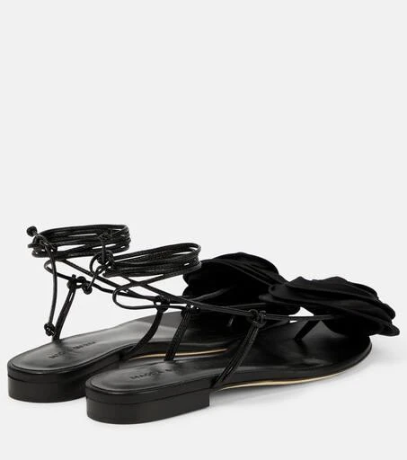 Magda Butrym Appliqué leather sandals 3