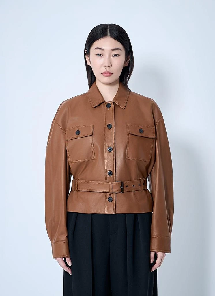 Yves Saint Laurent Saharienne Short Leather Jacket 1
