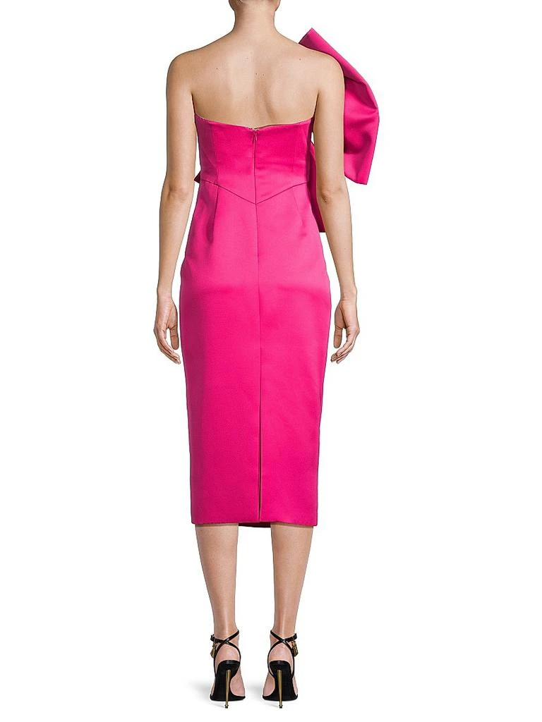 Toccin Strapless Bow Midi-Dress 5