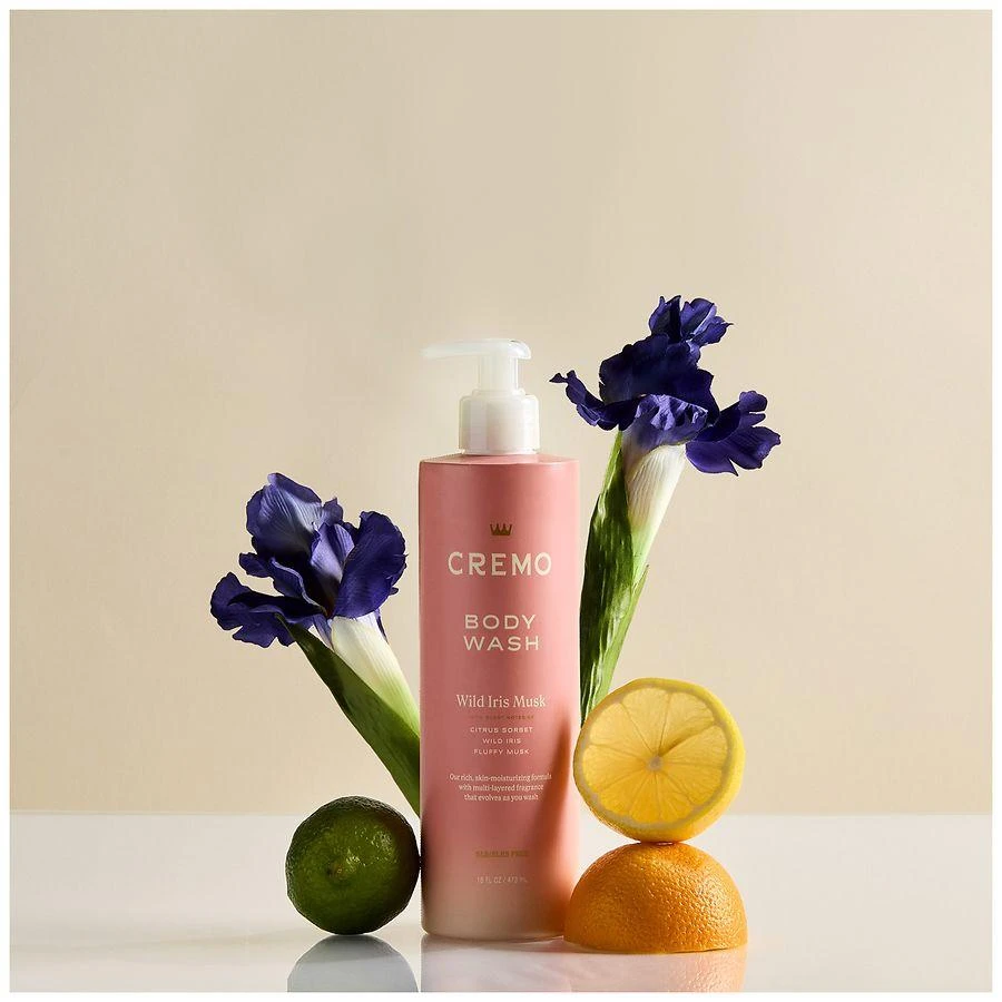 Cremo Moisturizing Body Wash for Women Wild Iris Musk 3