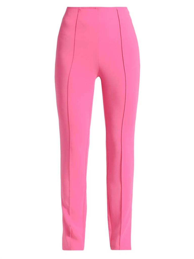 Cinq a Sept Crepe Pants In Pink Azalea