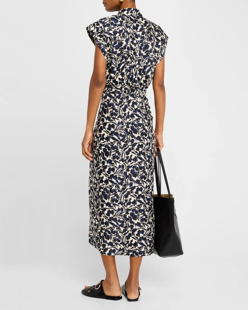 A.L.C. Emilia Draped Satin Shirtdress 4