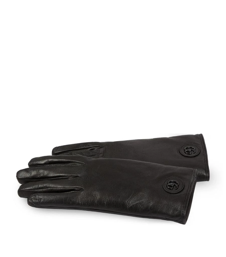 Gucci Leather Double G Gloves 3
