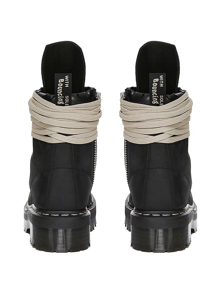 Rick Owens Dr. Martens x Rick Owens Quad-Sole Steel-Toe Leather