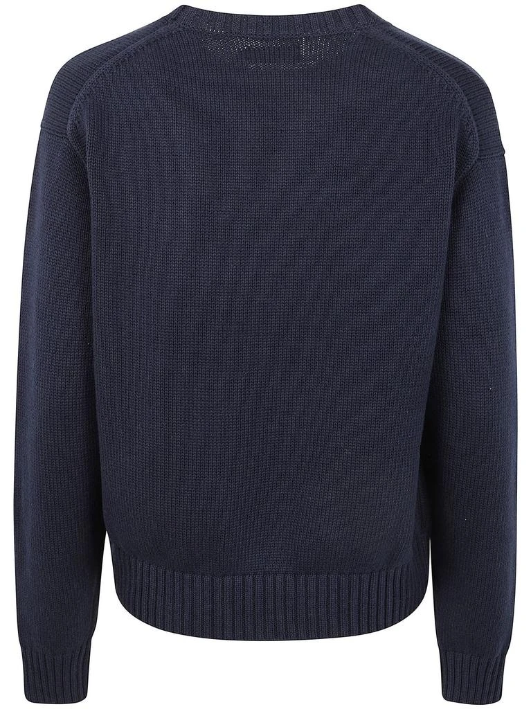 Ralph Lauren DARK BLUE COTTON SWEATER 2