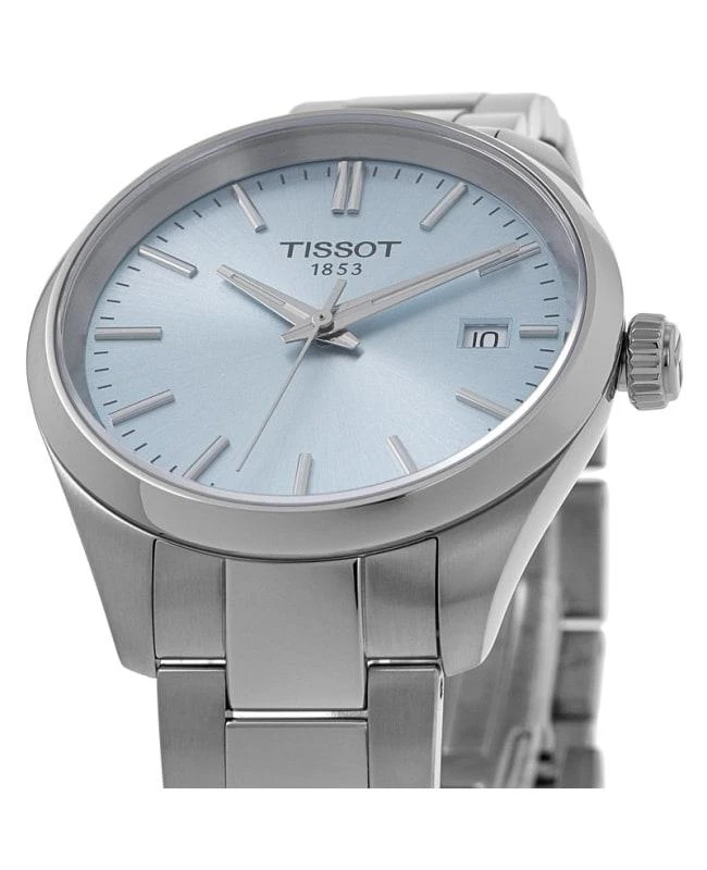 Tissot Tissot PR 100 Quartz 34mm Ice Blue Dial Steel Women's Watch T150.210.11.351.00 2