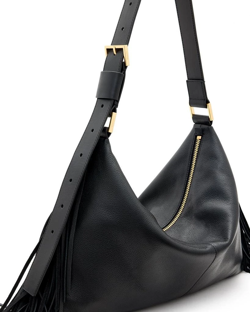 ALL SAINTS Edbury Fringe Leather Bag 5