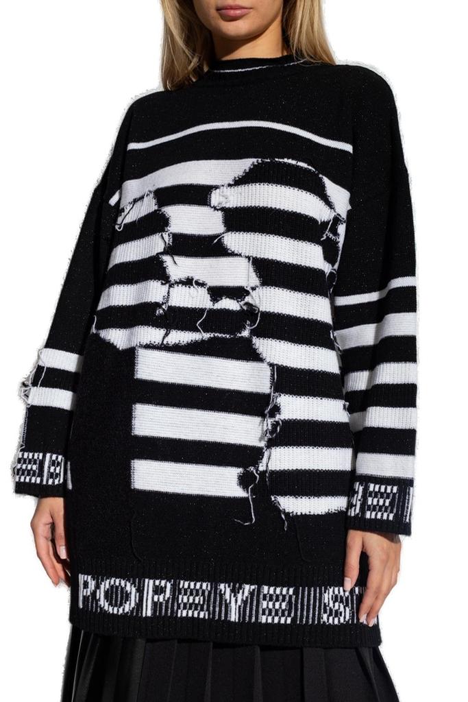 Iceberg Iceberg Sailor Popeye Striped Jumper Dress