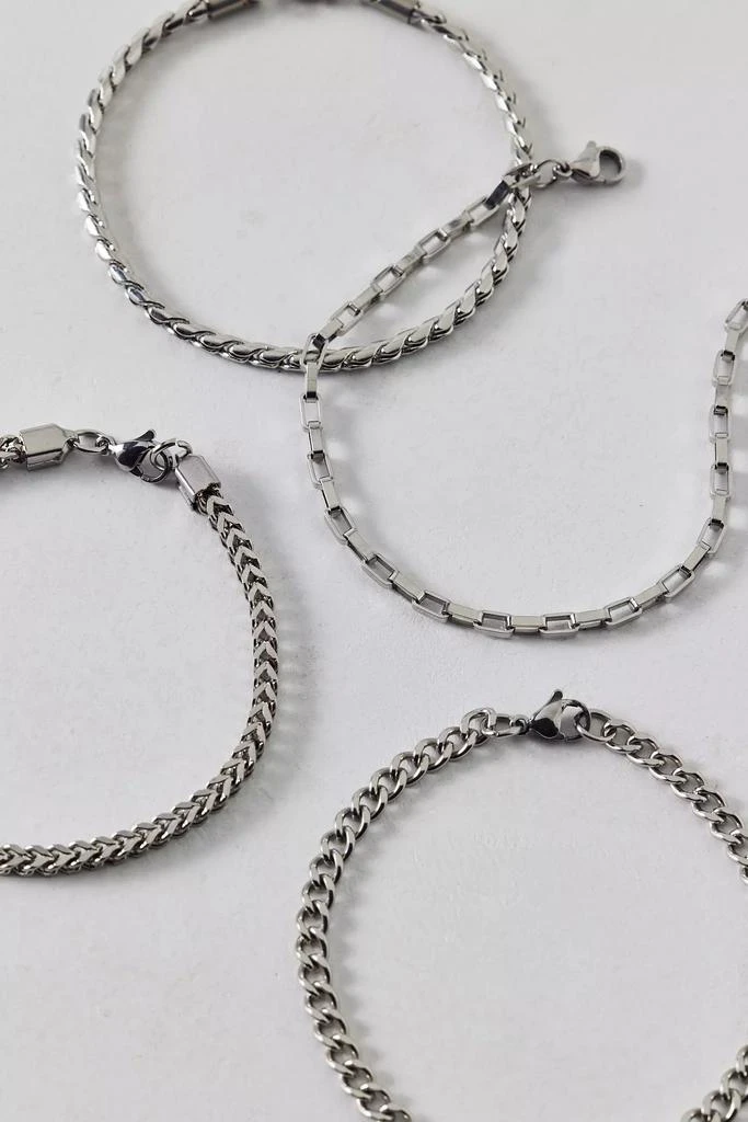 Urban Outfitters Essential Waterproof Chain Bracelet Set 3
