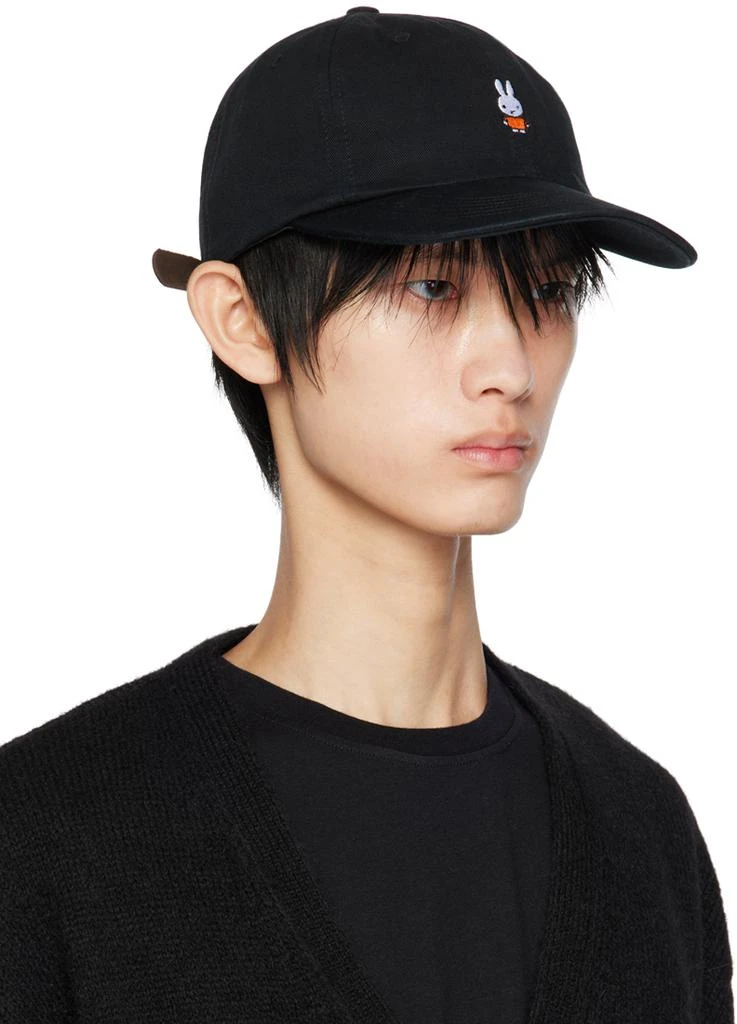 Pop Trading Company Black Miffy Six Panel Cap 2