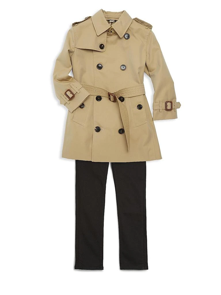 Burberry Little Girl's &amp; Girl's Mayfair Cotton Trench 2