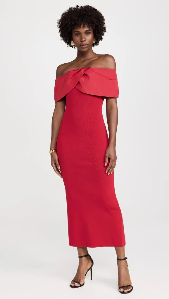 REBECCA VALLANCE Tiamo Knit Midi Dress 4