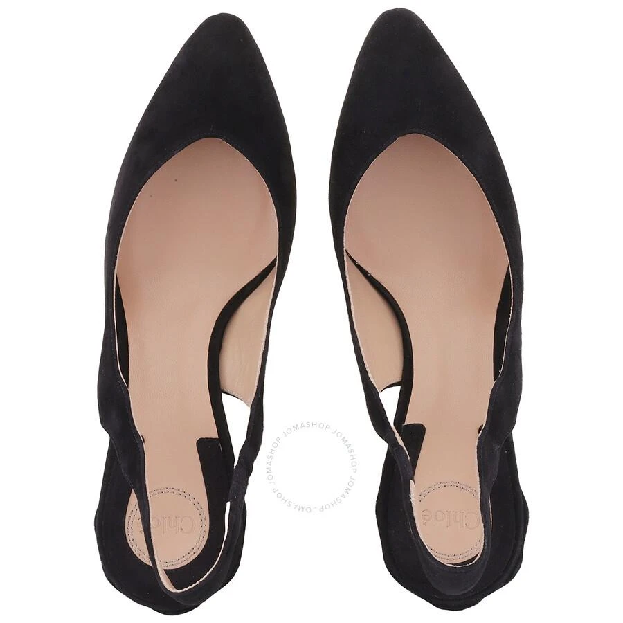 Chloé Laurena Suede Slingback Pumps 3