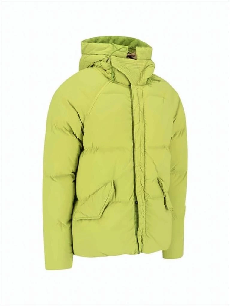 Ten C Lime Green Quilted Padded Jacket 3